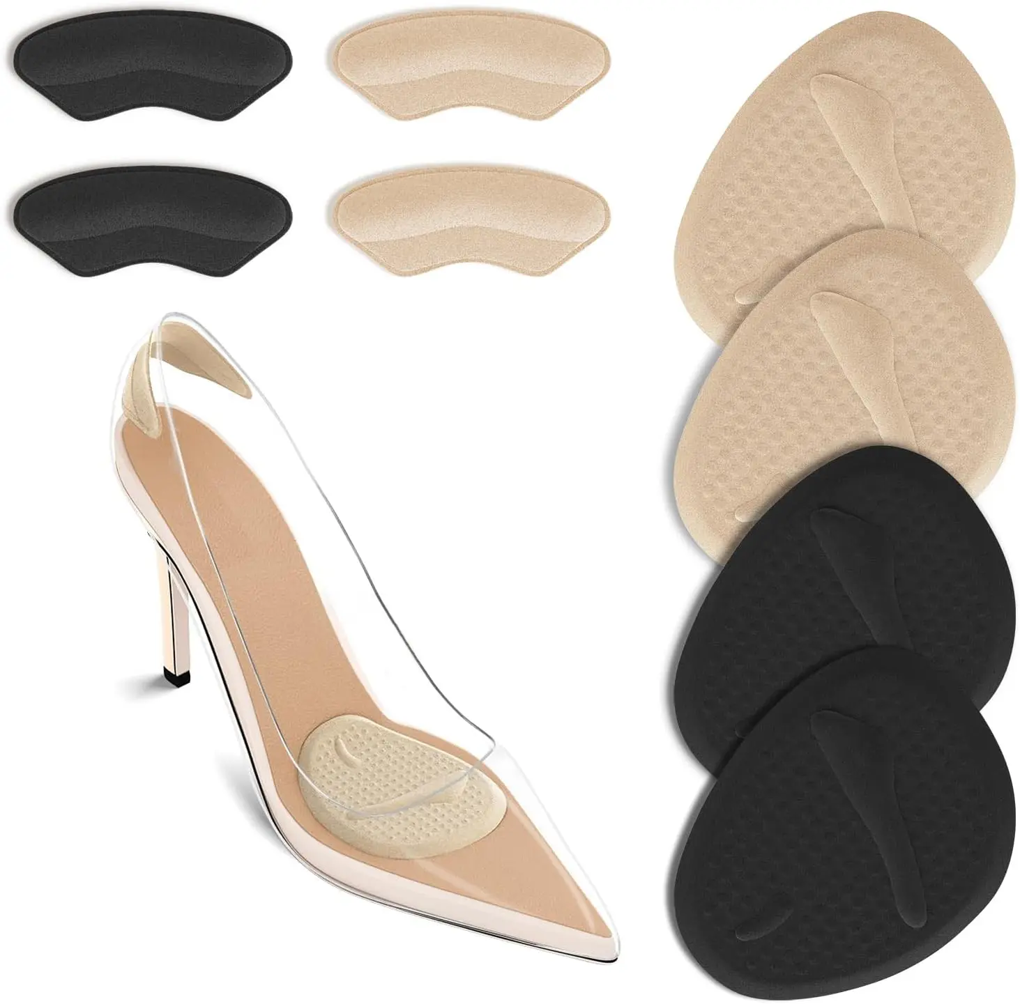 Women'S Shoes - 2 комплекта подушечек для пяток, подушечек